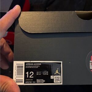 Jordan Access White Black Game Royal Sneakers